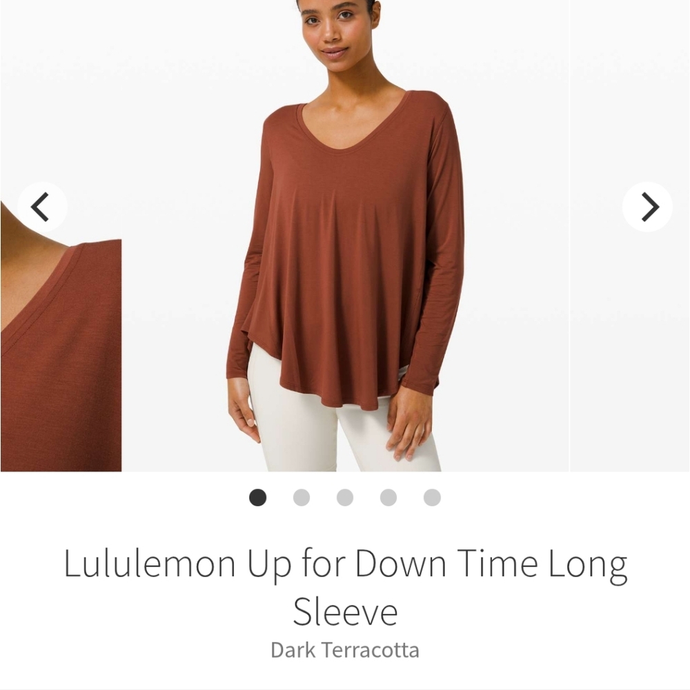 Lululemon Up For Down Time Long Sleeve - Picture 2 of 6